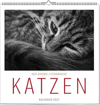 Produktbild von Der grosse literarische Katzen Kalender 2027