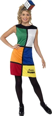 Produktbild von Rubik's Cube Zauberwürfel Kostüm Größe: S