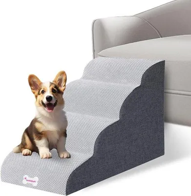 Image de Escaliers en mousse haute densité de 50 cm pour petits chiens