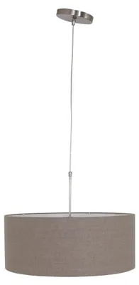 Image de Suspension - gris - Sparkled Light - métal textile - Ø 50cm - E27 - 9890ST - Steinhauer