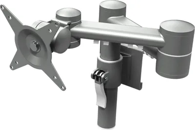 Produktbild von Dataflex Viewmate Monitorarm - Schienensystem 152, 75 x 75 mm, 100 x 100 mm, -90 - 90°, 360°, Stahl, Silber