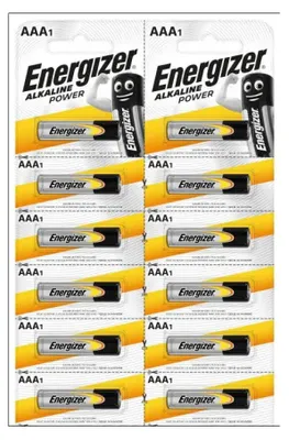 Obrázok produktu pre Blister S 12 Alcalnými Batériami Alkaline Power Aaa Bp1X12 Sg H Eu Energizer