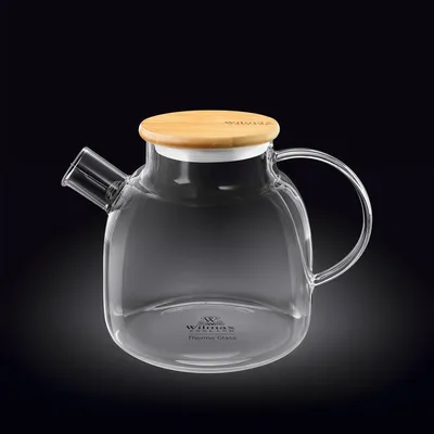 Produktbild von Wilmax hitzebeständige Teekanne und Kräuterkanne aus Glas 1200 ml