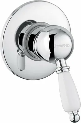 Obrázok produktu pre KIRKÉ WHITE sprchová batéria, 1-cestná, biela/chróm
