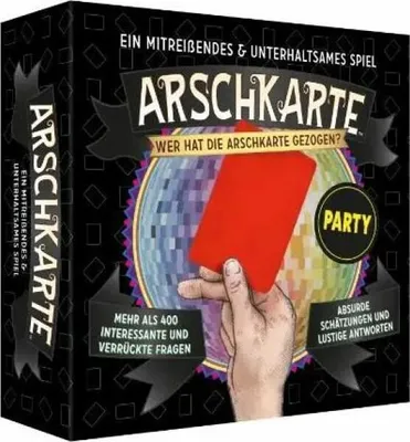 Produktbild von Pegasus Spiele|Kylskapspoesi AB Arschkarte – Wer hat die Arschkarte gezogen? *Party-Edition*