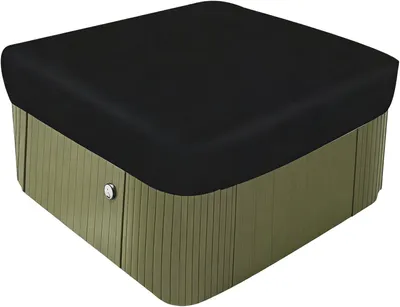 Produktbild von Poolabdeckung, 220 * 220 * 85 cm Schwimmbadabdeckung, Pool Winterabdeckung, Whirlpool Abdeckung Wasserdicht, Rechteckige Pool Cover, Abdeckplane Pools Für Rectangular Frame Pools (Schwarz)