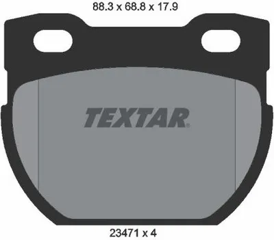 Produktbild von Textar Bremsbeläge hinten für Land Rover Defender 2,2 - 3,9 Td D V8 4x4