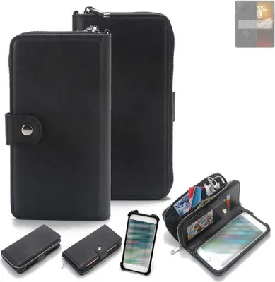 Produktbild von K-S-Trade 2in1 Handyhülle Schutzhülle kompatibel mit Asus ROG phone 8 Pro Edition  & Portemonnee Cover Handy Hülle Case Etui Geldbörse Wallet