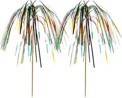 Produktbild von 100 Deko-Picker 15,5 cm "Feuerwerk" multicolor