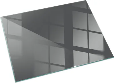 Produktbild von Farbe Grau-Braun – Glasbodenplatte für – Kaminofen – Kaminplatte Glas – Schutzglas – Funkenschutzplatte –Glasbodenplatte Feuerfeste – Hitzeschutzplatte – Bodenschutz aus Glas – 120x80 cm