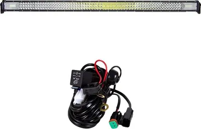 Obrázek produktu pro LED světelná lišta, výkonné osvětlení, vodotěsná konstrukce, 52 palců, 675 W, s kabelem