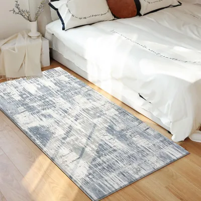 Produktbild von Moderner, waschbarer Teppich für Wohnzimmer und Schlafzimmer, abstraktes Design