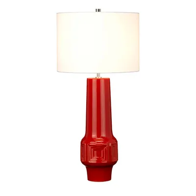 Produktbild von Elstead Muswell Tischleuchte E27 Rot Weiß, UK