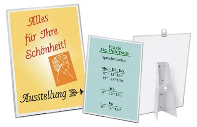 Produktbild von Plakatständer A3 Kunststoff transparent Packung mit 20 Stück