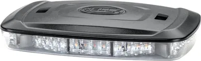 Productafbeelding van Waarschuwingslamp, 24V LED, geel/amber, HELLA, universeel, geschikt voor diverse voertuigen.