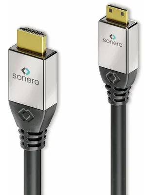 Produktbild von SONERO HDMI Kabel A/C, 4K, 3 m, schwarz