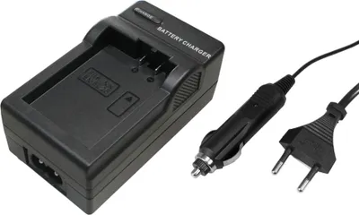Produktbild von Trade-Shop Akku Ladegerät Nikon Z50 System-Kamera Li-Ion Akkus wie EN-EL25, VFB12502 / Ladestation ersetzt MH-32 + KFZ-Adapter