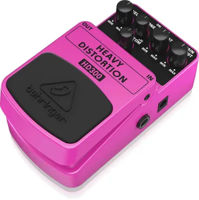 Obrázek produktu pro Behringer HD300, Expresní pedál, Černá, Kytara, 500000 ohm, 1000 ohm, AC, Baterie