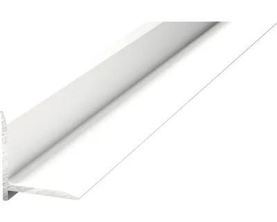 Produktbild von Prinz Wandanschlussprofil Alu weiß pulverbeschichtet selbstklebend 13,1 x 13,1 x 1000 mm
