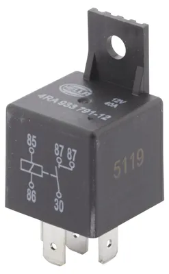 Zdjęcie produktu dla Hella, przekaźnik roboczy 12V, 30A, uniwersalny, przekaźnik zwierny
