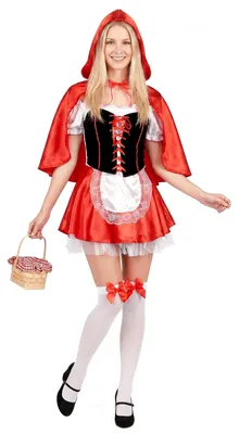Immagine prodotto di Incantevole costume da donna Cappuccetto Rosso da fiaba rosso-bianco-nero - M/L