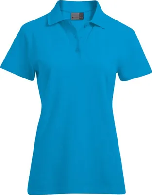 Produktbild von Superior Poloshirt Plus Size Damen, Türkis, XXL