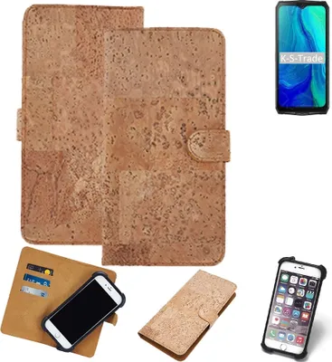 Produktbild von K-S-Trade Hülle kompatibel mit Blackview BV9100  Kork Handyhülle Cover  Schutzhülle TPU Case Bumper in Hellbraun, (1x)