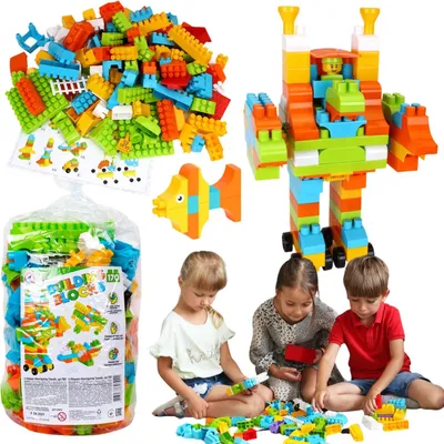 Image de Jeu De Briques 170 Pièces Couleurs Vives Construction 7921