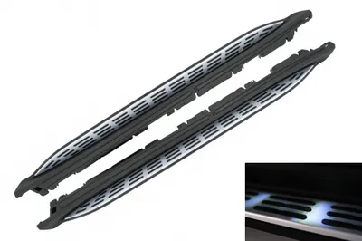 Produktbild von Trittbretter Seitenstufen für Mercedes GLS SUV X167 2020+ LED Höflichkeitslicht