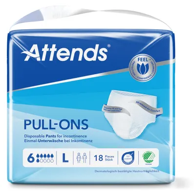 Immagine prodotto di Attends Pull-Ons 6 L 18 pz