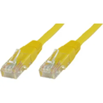 Produktbild von Microconnect UTP5005Y, 0,5 m, Cat5e, U/UTP (UTP), RJ-45, RJ-45, Gelb
