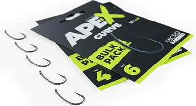 Produktbild von RidgeMonkey Ape-X Curve Barbed 25 Stück - Size: 4