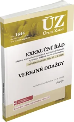 Immagine prodotto di Exekuční řád. Zákon o soudních exekutorech a exekuční činnosti, vyhlášky, některé stavovské předpisy | kolektiv