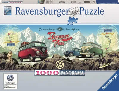 Produktbild von Mit dem VW Bulli über den Brenner Ravensburger 15102