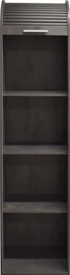 Produktbild von Jalousieschrank "Jalousieschrank" in graphit / graphit mit 2 Einlegeböden. Abmessungen (BxHxT) 46x192x44 cm