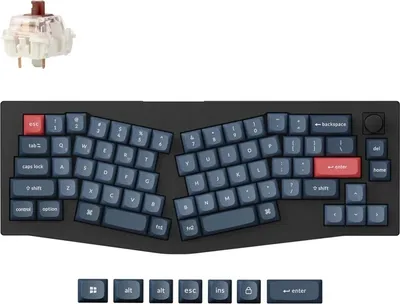 Produktbild von Keychron V8 Max QMK Wireless Mechanische Tastatur, QWERTY US Layout - Gateron Jupiter Brown V8M-D3