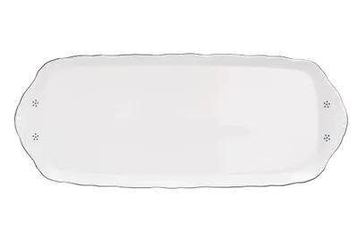 Obrázek produktu pro Podnos, český porcelán, Verona, 37 cm, modrá valbella, G. Benedikt