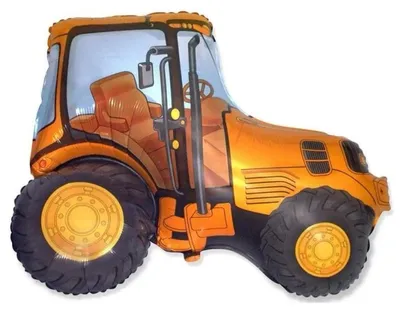 Obrázek produktu pro Fóliový balón 61 cm, oranžový traktor – Godan