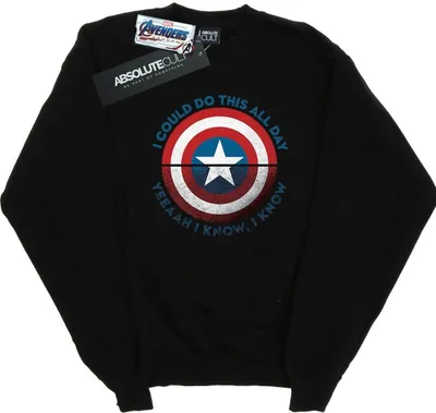 Produktbild von Marvel - "Avengers Endgame Do This All Day" Sweatshirt für Herren BI6857 (5XL) (Schwarz)