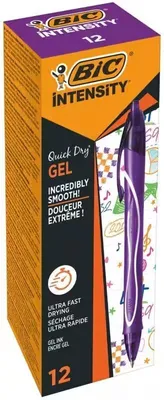 Produktbild von BIC 964772 Gelschreiber Gelocity Quick Dry Strichfarbe: lila