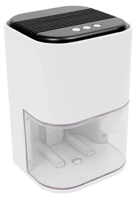 Zdjęcie produktu dla Osuszacz powietrza, moc 42 W, pojemność 1,67 litra, poziom hałasu 36,6 dB, 7 kolorów światła, przeznaczony do pomieszczeń o powierzchni 10–20 m²