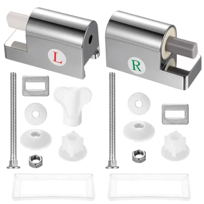 Productafbeelding van 2 set universele wc-zitting bevestiging, softclose wc-zitting bevestiging scharnieren