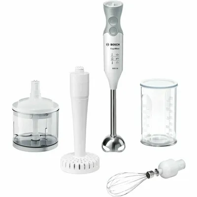 Produktbild von Bosch ErgoMixx MSM66155 - Handmixer - 600 W - Weiß/Grau