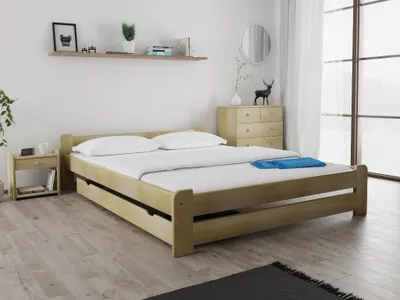 Produktbild von Bett Emily 160 x 200 cm, Kiefer Matratze: Ohne Matratze, Lattenrost: Ohne Lattenrost