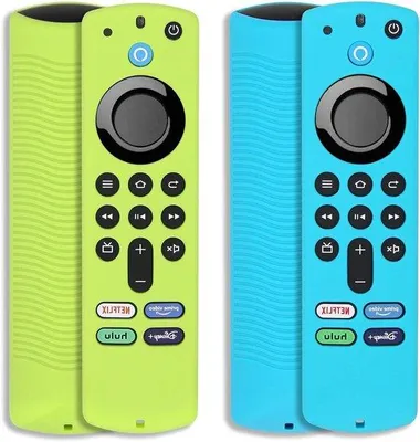 Produktbild von Fernbedienung Hülle 4K Silikon Schutz Anti-Rutsch Grün Türkis