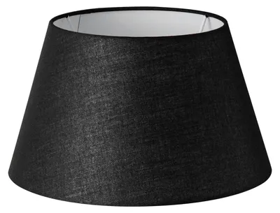 Productafbeelding van Minimalistische Conische Lampenkap in Zwart voor Tafellampen