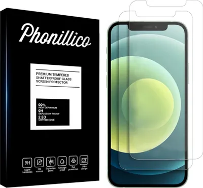 Zdjęcie produktu dla Szkło hartowane do iPhone 12 PRO MAX (6,7") [2 sztuki] Folia ochronna na ekran odporna na zarysowania Phonillico®