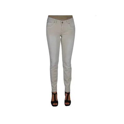 Produktbild von GANG Nikita Skinny Jeans Stretch Damen Vintage Beige Hose Slim Low Rise Pants