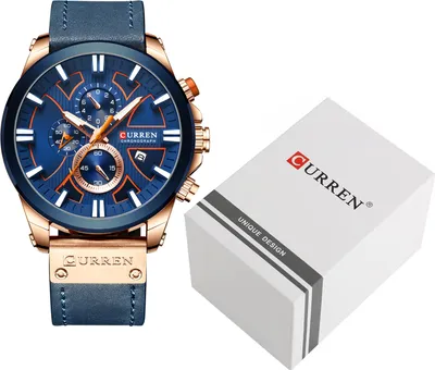 Produktbild von CURREN 8346 Luxus-Business-Herrenuhr mit Quarzwerk, 3 ATM wasserdicht, grosses Zifferblatt, grosses Zifferblatt, leuchtende Sport-Armbanduhr, Mikrosekunden-Sekunden-Minuten-Chronograph, Hilfszifferblaetter, Kalenderuhr, Armbanduhr fuer Herren mit Kunstlederarmband