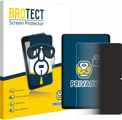 Produktbild von BROTECT Sichtschutzfolie für Xiaomi POCO Pad 12.1" Anti-Spy Privacy Sichtschutz Blickschutz Folie Blaulicht-Schutz
